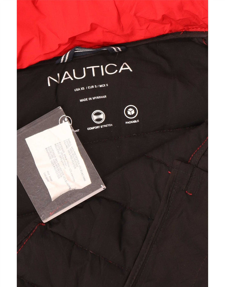 Nautica Γυναικείο μπουφάν με κουκούλα UK 6 XS κόκκινο πολυεστέρα