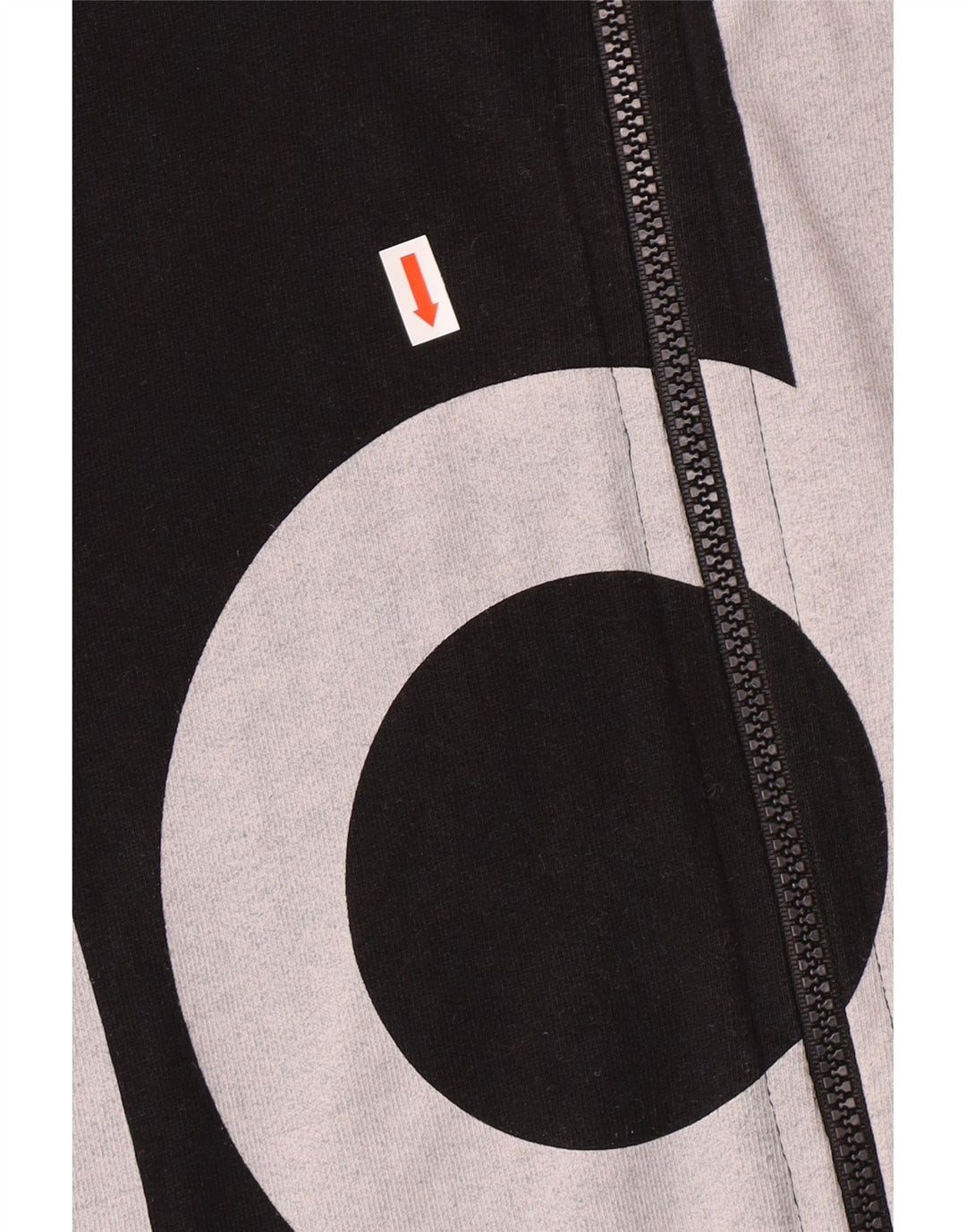 Ανδρική φόρμα αθλητικής φόρμας Adidas με γραφικό τοπ μπουφάν Small Black Colourblock Βαμβακερό