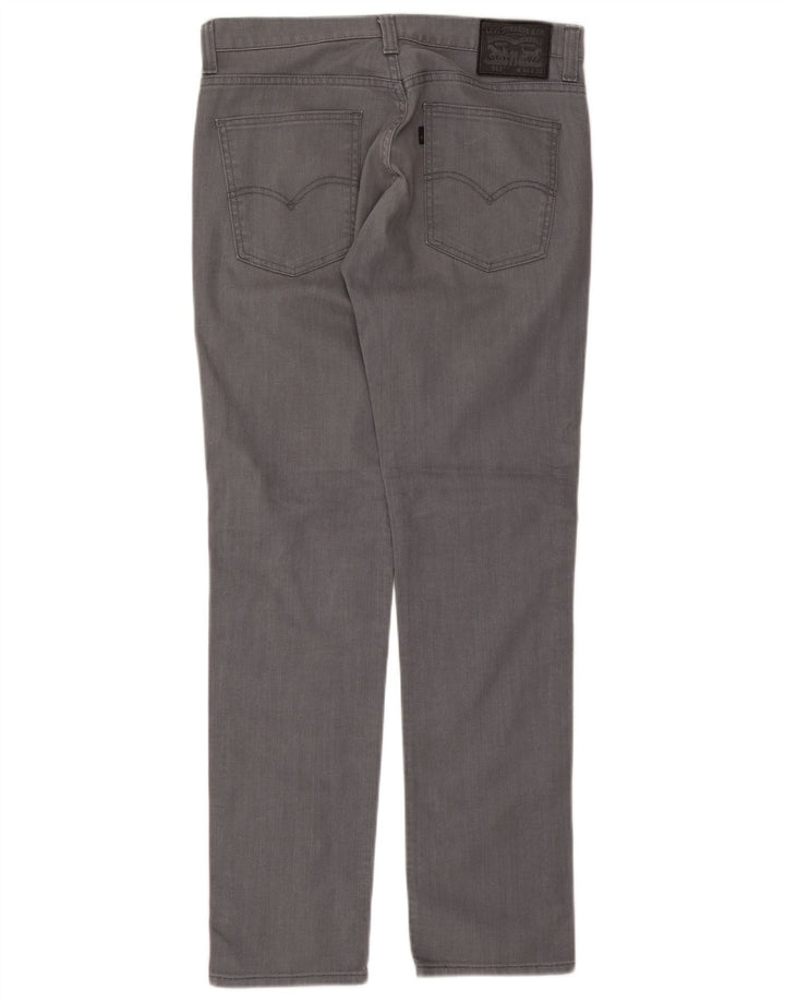 Levi's Mens 511 Slim Jeans W34 L34 Γκρι βαμβακερό
