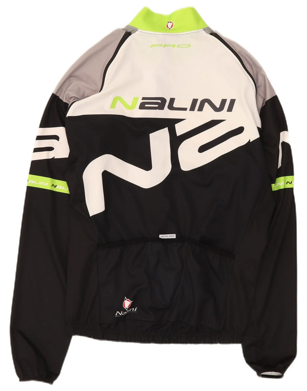 NALINI Ανδρική φόρμα γραφικής φόρμας Top Jacket 2XL Μαύρο Colourblock Polyester