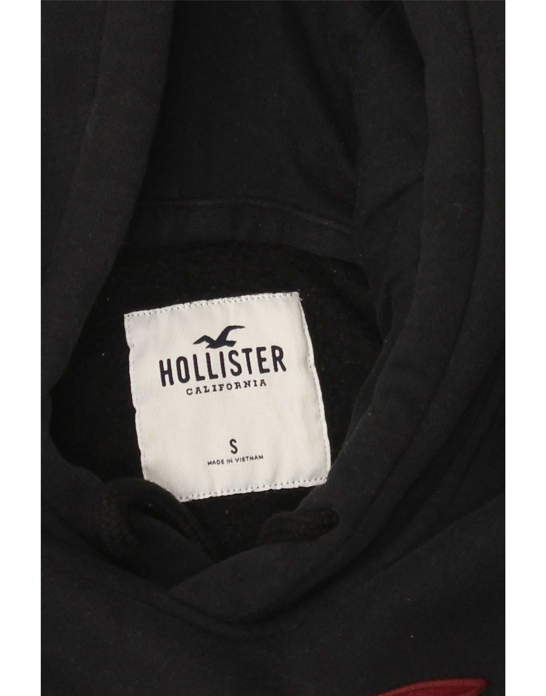 Ανδρικό γραφικό κουκούλα Hollister Small Black