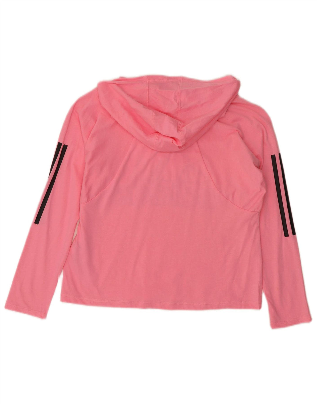 Adidas Γυναικεία γραφικά Loose Fit Hoodie Jumper UK 10 Small Pink Cotton