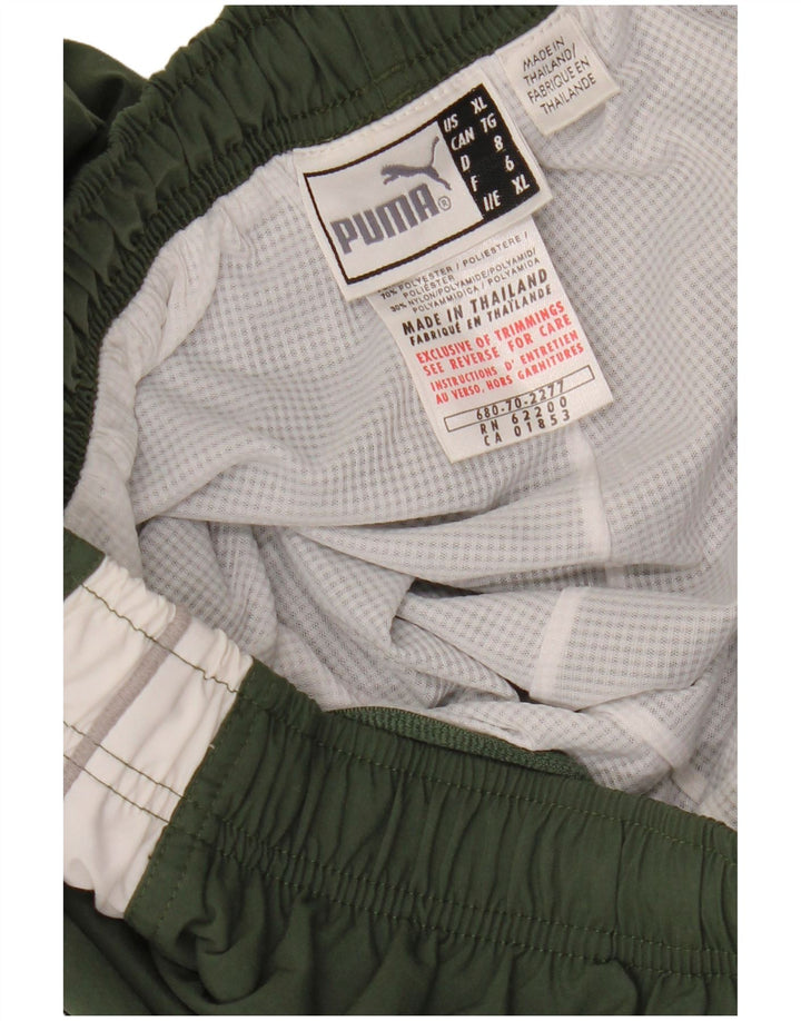 Ανδρική φόρμα PUMA Παντελόνι Joggers XL Khaki Colorblock Nylon