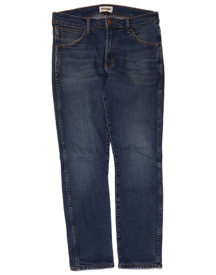 Ανδρικό τζιν Wrangler Larston Slim W30 L28 Blue Cotton