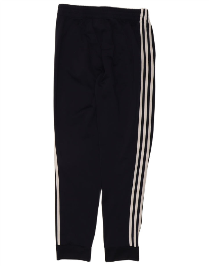 ADIDAS Mens Tracksuit Trousers Joggers Medium  Navy Blue Polyester