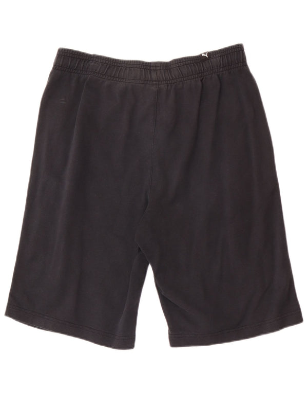 Ανδρικά γραφικά κανονικά αθλητικά σορτς Puma Medium Black Sports