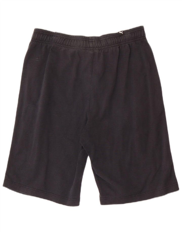 Ανδρικά γραφικά κανονικά αθλητικά σορτς Puma Medium Black Sports