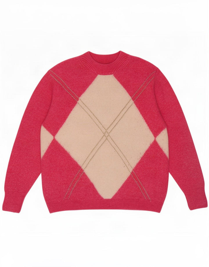 Marks & Spencer γυναικείο πουλόβερ με λαιμό χελώνα UK 14 Medium Pink