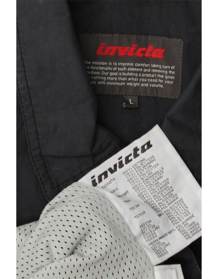 Invicta Γυναικείο Utility Jacket UK 16 Large Navy Blue Cotton