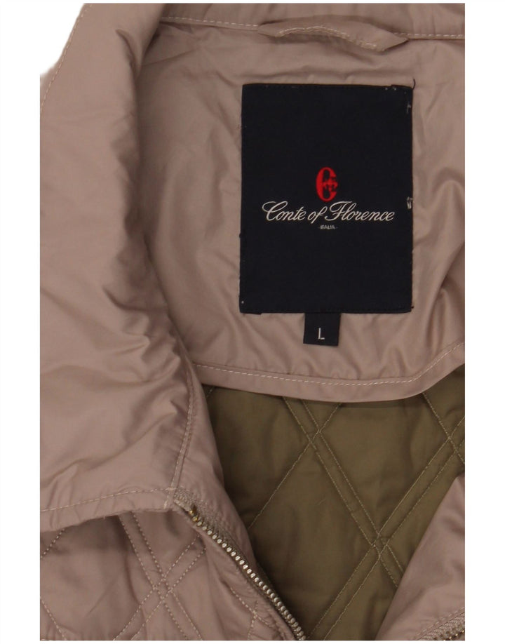 Γυναικείο καπιτονέ μπουφάν Conte of Florence UK 16 Large Beige