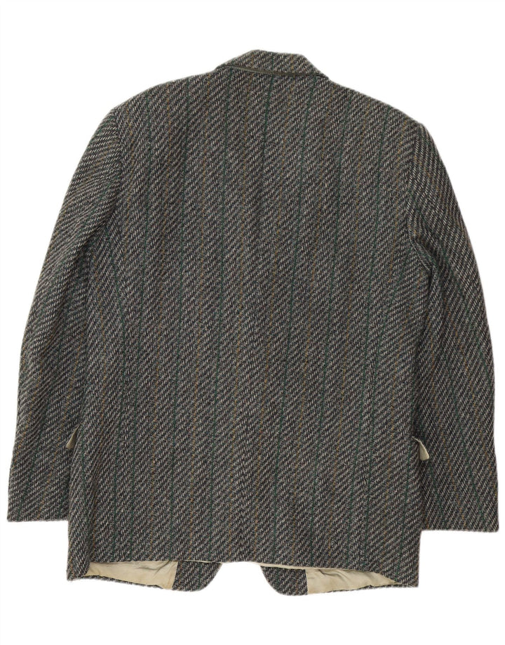 Ανδρικό μπουφάν σακάκι Facis 2 κουμπιών IT 52 XL Γκρι μαλλί ψαροκόκαλο