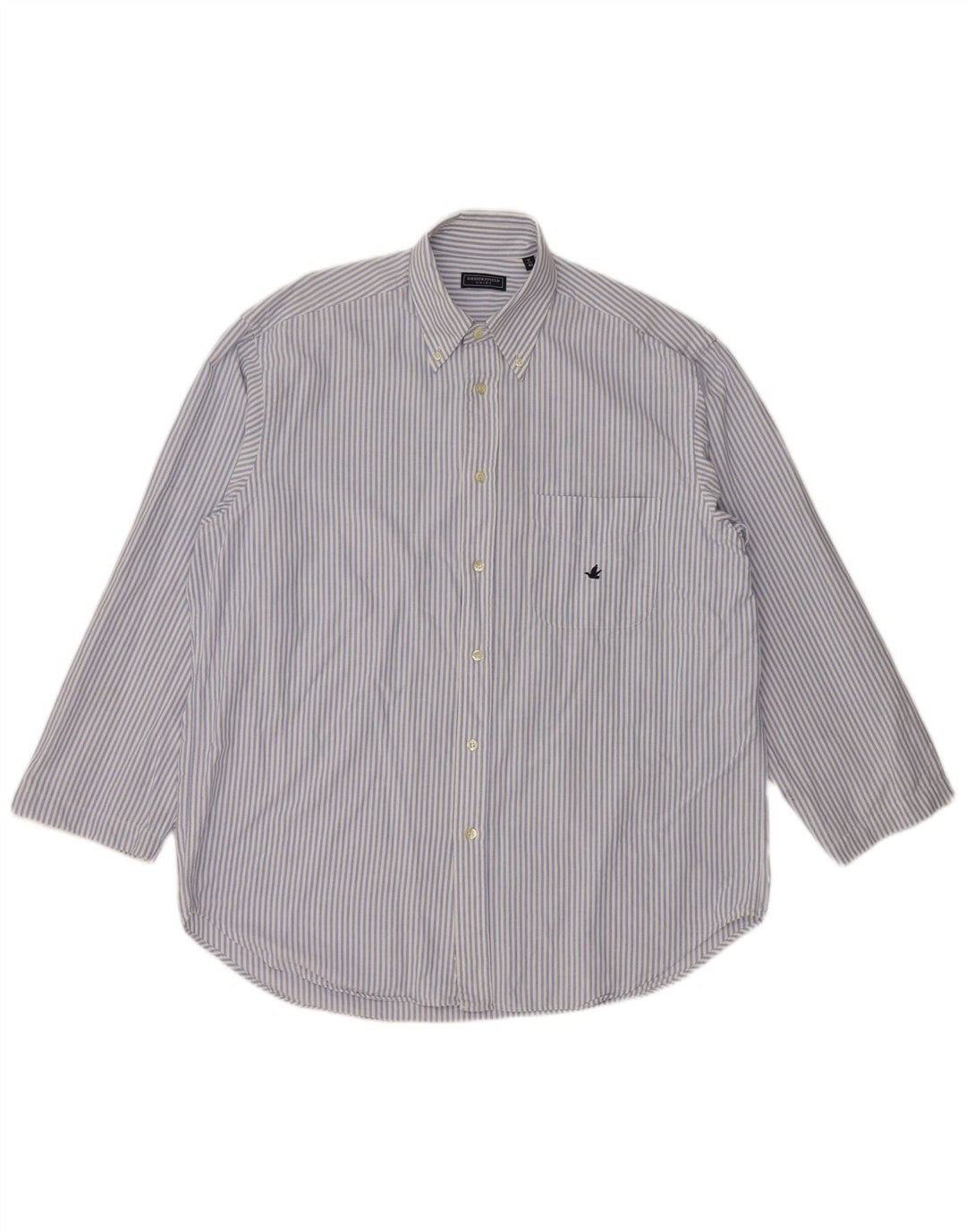 Ανδρικό πουκάμισο BROOKSFIELD Νούμερο 41 Βαμβακερό μεσαίο μπλε ρίγες