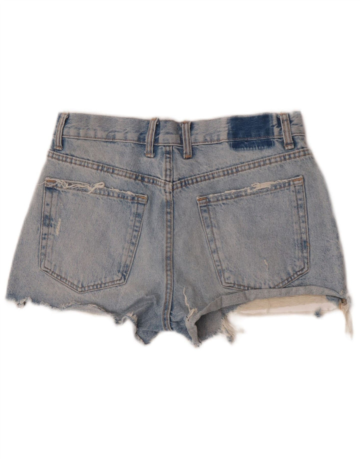Zara Γυναικείο τζιν σορτς EU 38 Small W28 Μπλε βαμβακερό