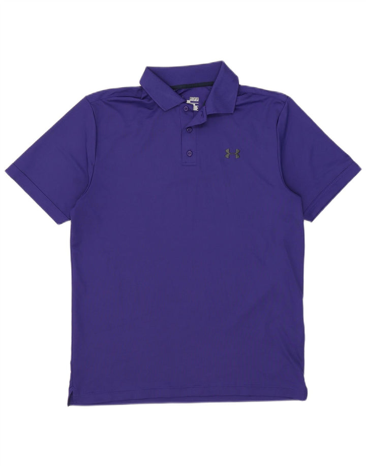 Under Armour Ανδρικό Heat Gear Polo πουκάμισο μεσαίου μπλε πολυεστέρα