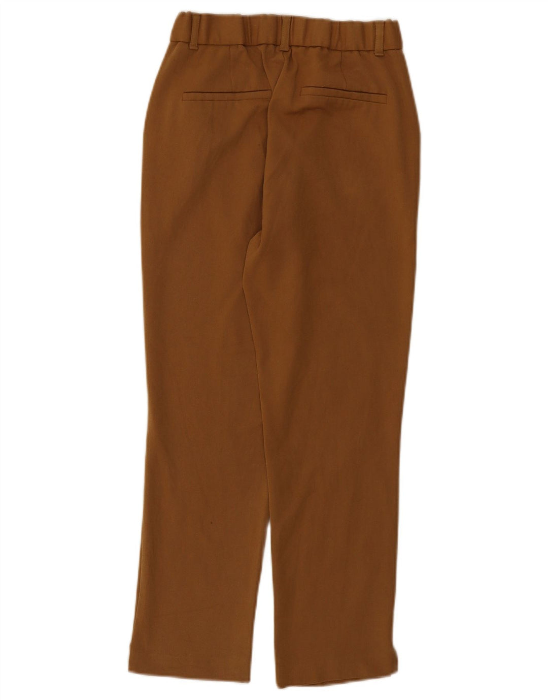 Zara Γυναικείο Cropped Παντελόνι Μικρό W26 L24 Καφέ