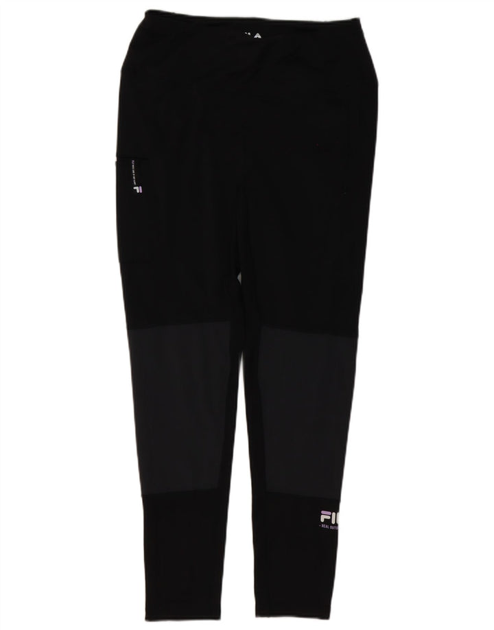Fila Γυναικείο Κολάν UK 12 Medium Μαύρο