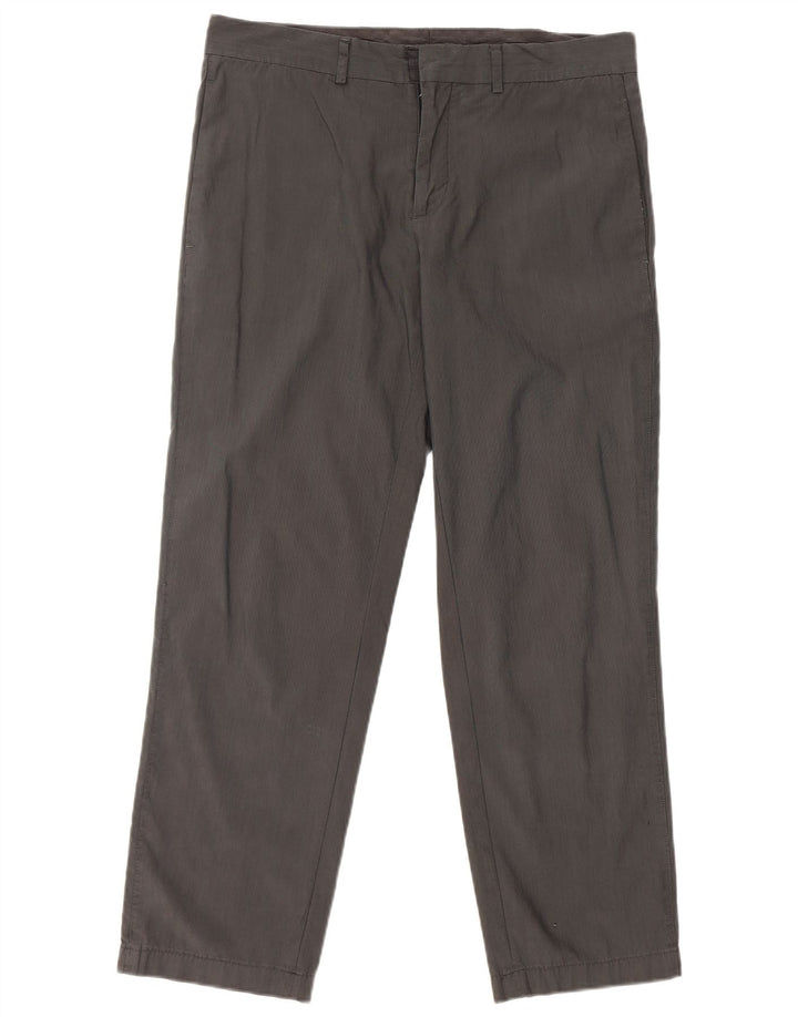 CALVIN KLEIN Ανδρικό Slim παντελόνι Chino W32 L28 Γκρι
