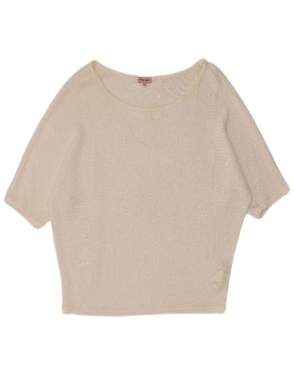 Phase Eight Γυναικείο πουλόβερ υπερμεγέθους Boat Neck Jumper UK 14 Medium White