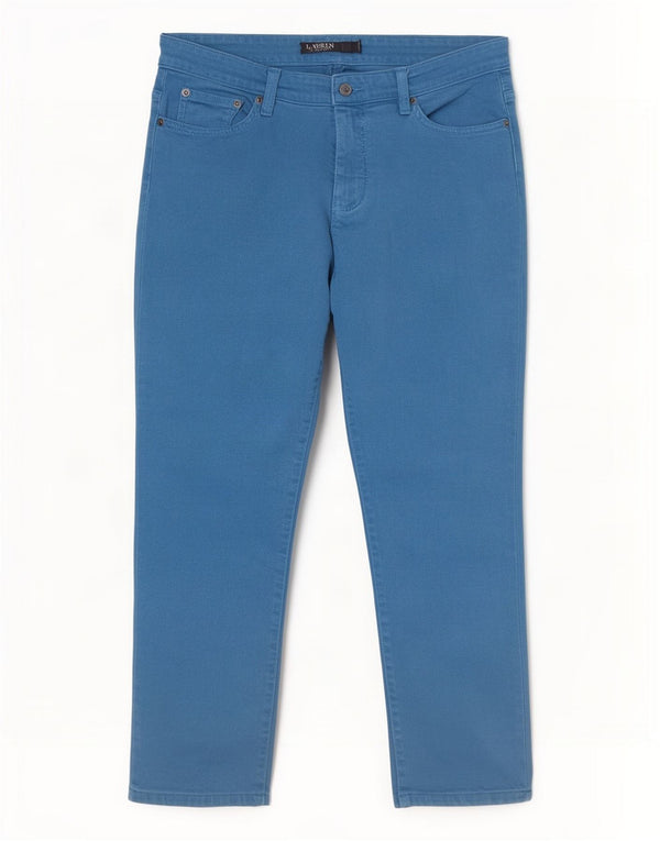 Ralph Lauren Γυναικείο Slim Cropped Jeans US 12 Large W34 L25 Μπλε βαμβακερό