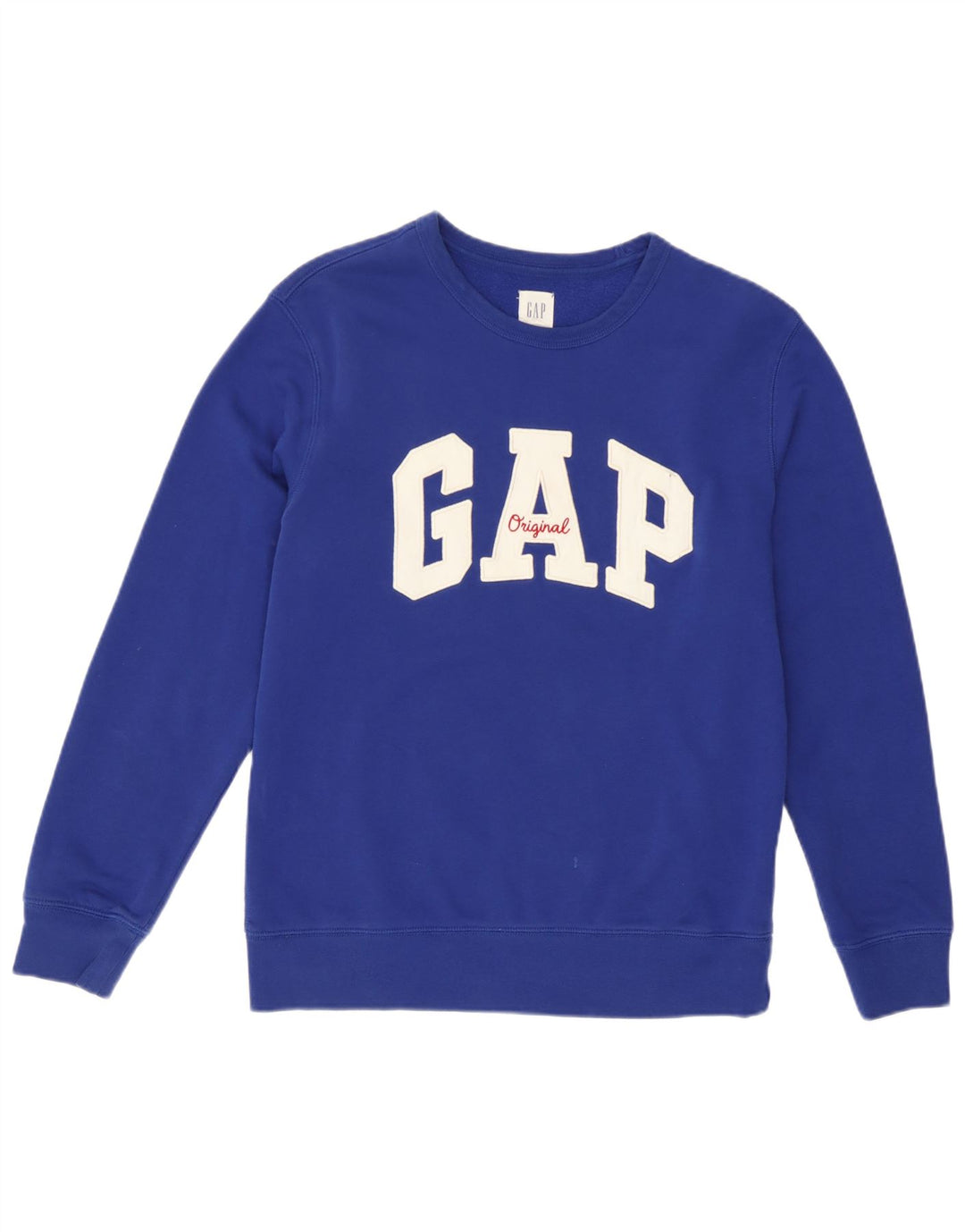 Γυναικείο γραφικό φούτερ Gap Jumper UK 10 Small Blue Cotton