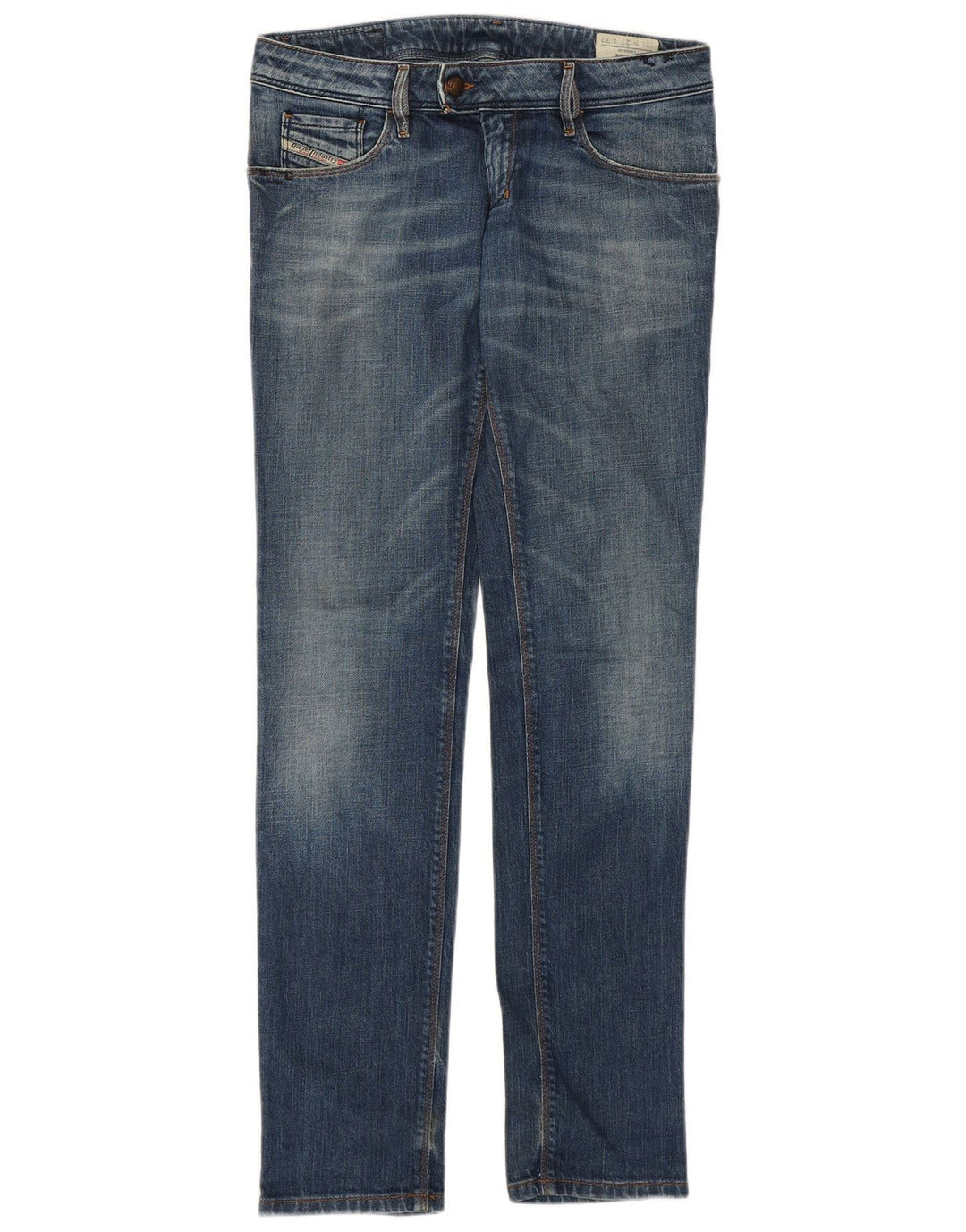 Diesel Γυναικείο Nevy Slim Jeans W27 L32 Μπλε βαμβακερό