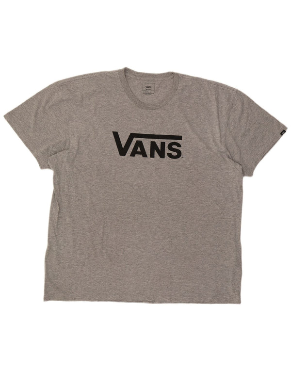 Ανδρικό γραφικό μπλουζάκι Vans Classic Fit Top 2XL Γκρι βαμβακερό
