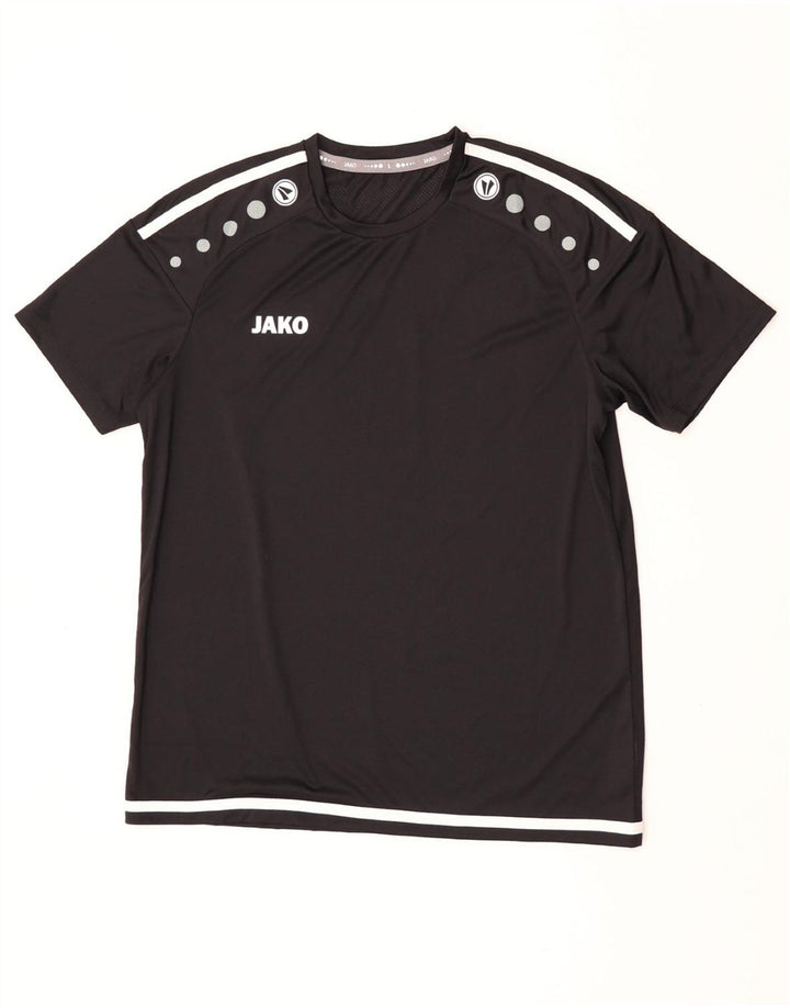 Ανδρικό T-Shirt JAKO Top Large Black Colourblock Polyester