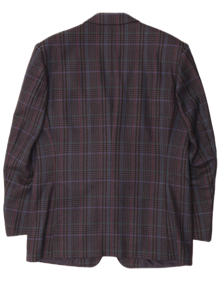 HUGO BOSS Ανδρικό σακάκι μπλέιζερ με 2 κουμπιά EU 50 Large Navy Blue Houndstooth
