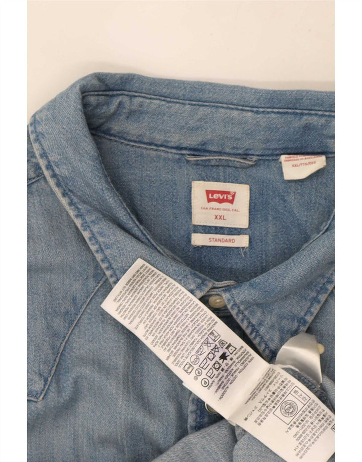 Ανδρικό τζιν πουκάμισο Levi's Standard 2XL Μπλε