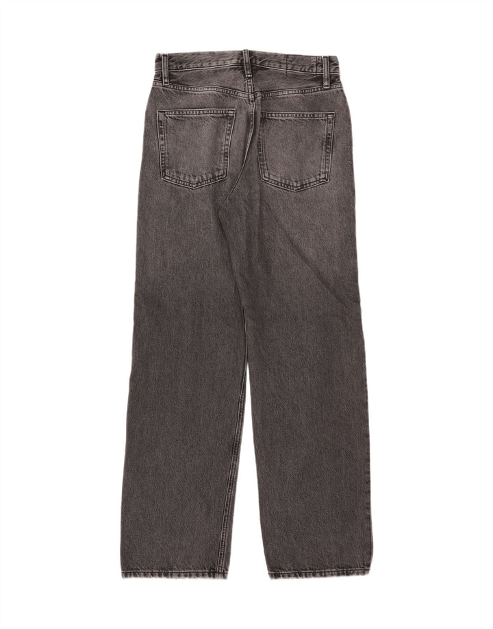 Massimo Dutti Γυναικεία φαρδιά τζιν EU 38 Small W28 L30 Γκρι βαμβακερό