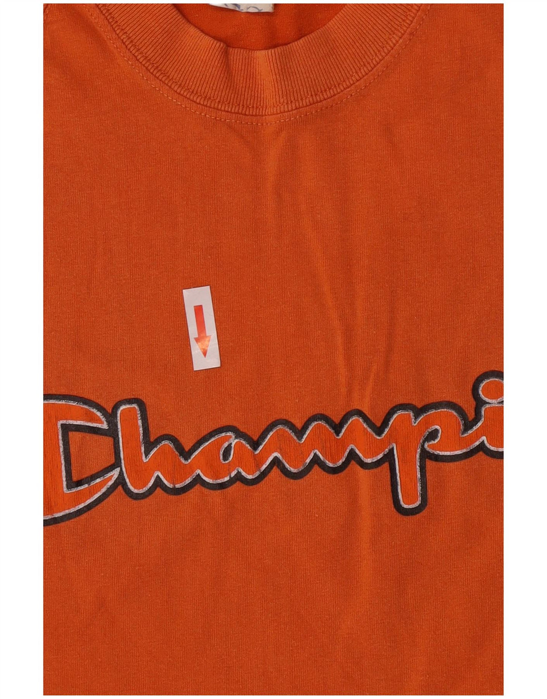 Ανδρικό γραφικό T-Shirt Champion Top Μεσαίο πορτοκαλί βαμβακερό