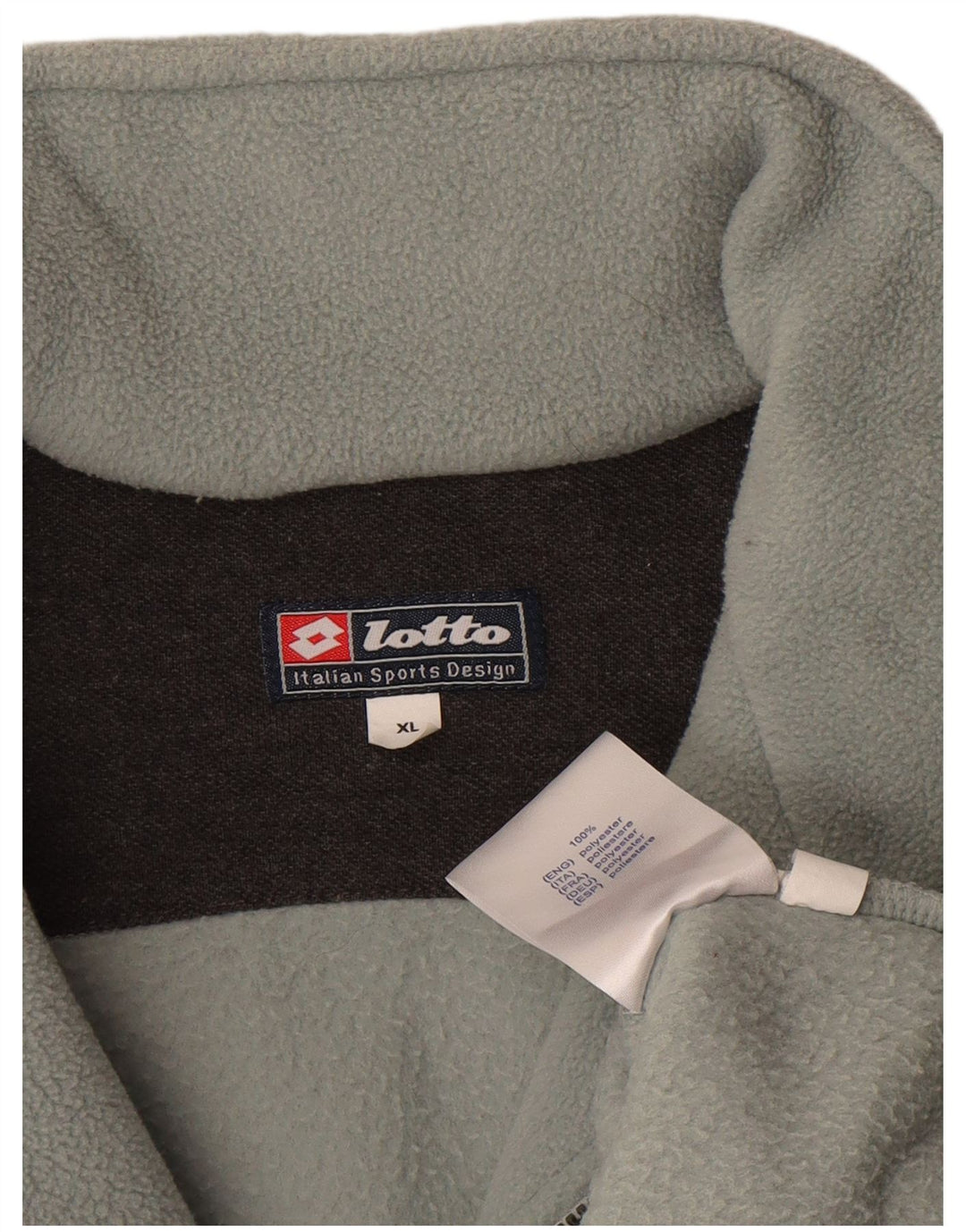 LOTTO Ανδρικό φερμουάρ Fleece Jumper XL Μπλε πολυεστέρας