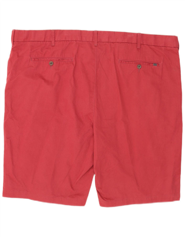 Ανδρικό σορτς Chino Marks & Spencer W48 4XL κόκκινο βαμβακερό