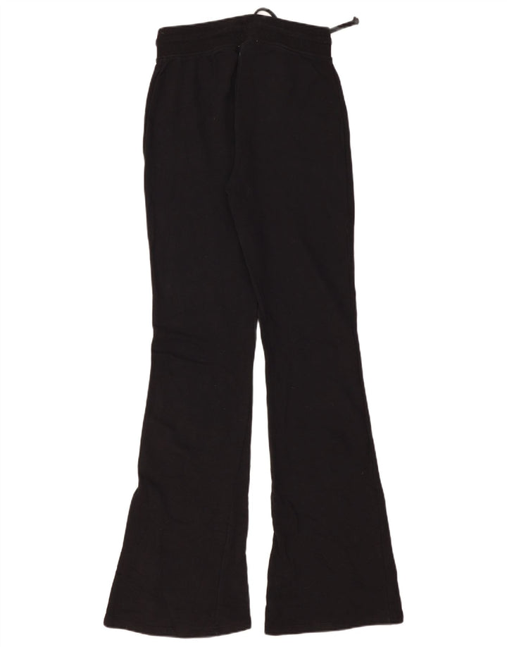 Zara Γυναικεία φόρμα Flare Παντελόνι UK 12 Medium Black