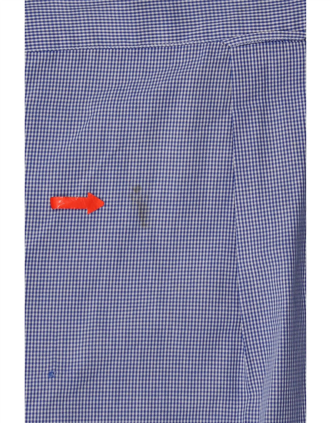 Ανδρικό πουκάμισο Izod μεγάλο μπλε βαμβακερό Gingham