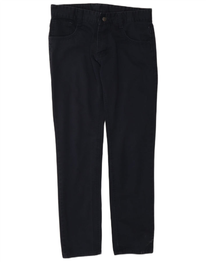 Ανδρικό ίσιο casual παντελόνι CAT W32 L30 Navy Blue