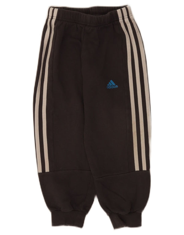 Adidas Boys αθλητική φόρμα παντελόνι Joggers 5-6 ετών γκρι βαμβακερό