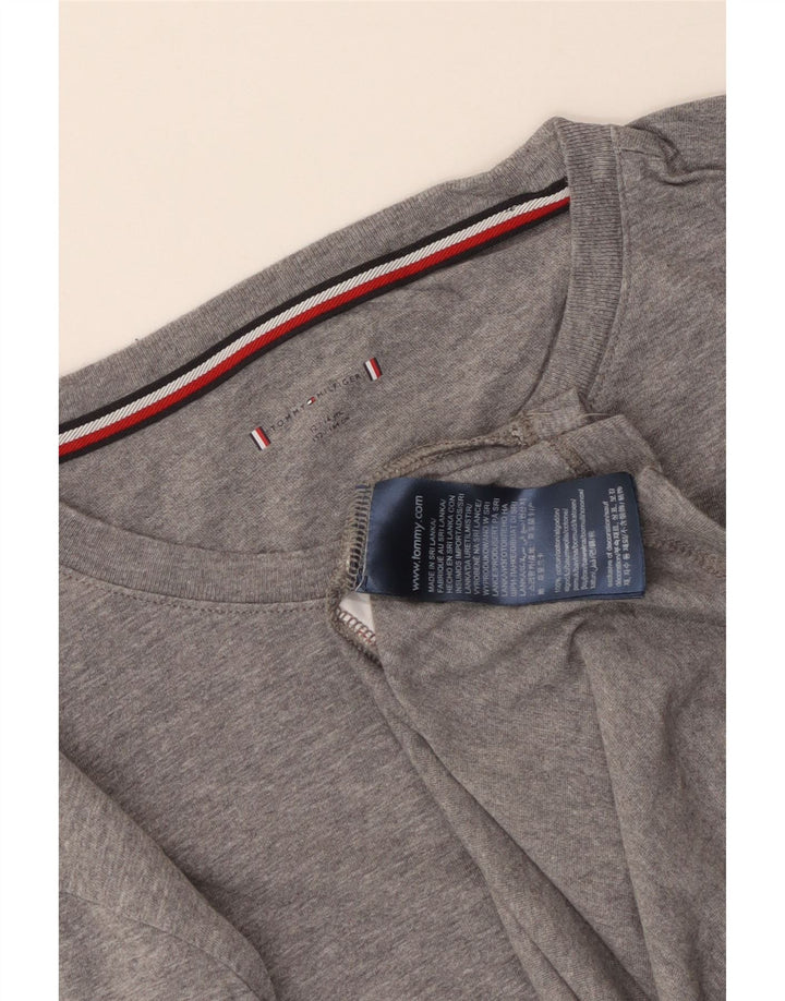 Tommy Hilfiger Boys Top Μακρυμάνικο 12-13 ετών Γκρι Βαμβακερό