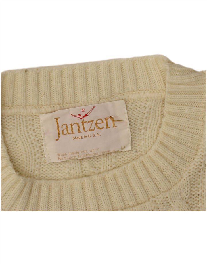 Ανδρικό πουλόβερ Jantzen Crew Neck, Medium Off White