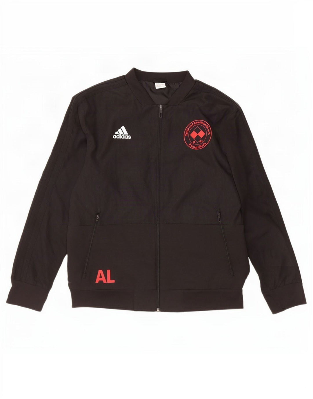 Ανδρική φόρμα Adidas Climalite Graphic Top Jacket Large Black Polyester