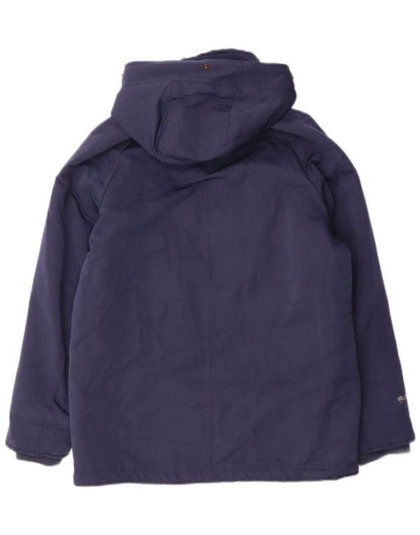 Hollister Ανδρικό μπουφάν με κουκούλα Sherpa Windbreaker UK 40 Large Blue Polyester