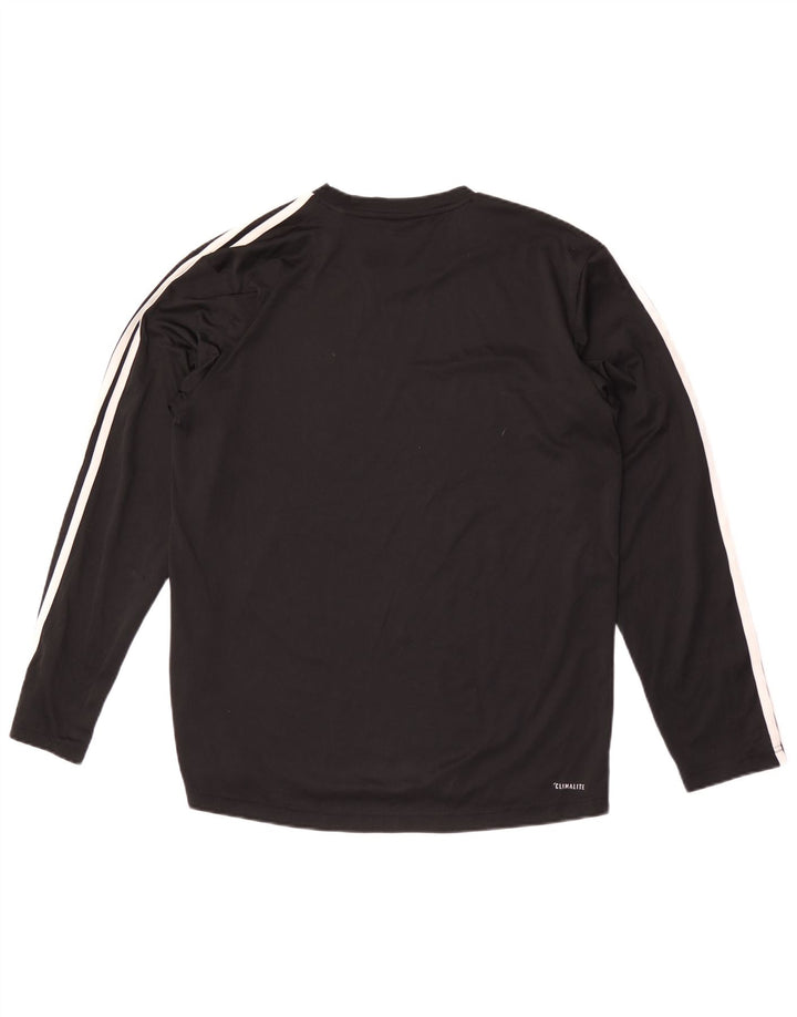 Adidas Mens Climalite Top Μακρύ Μαύρο Πολυεστέρας Μακρύ μανίκι