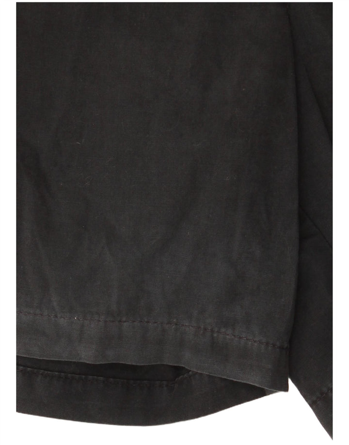Marks & Spencer Γυναικείο σορτς Chino UK 12 Medium W32 Μαύρο βαμβακερό