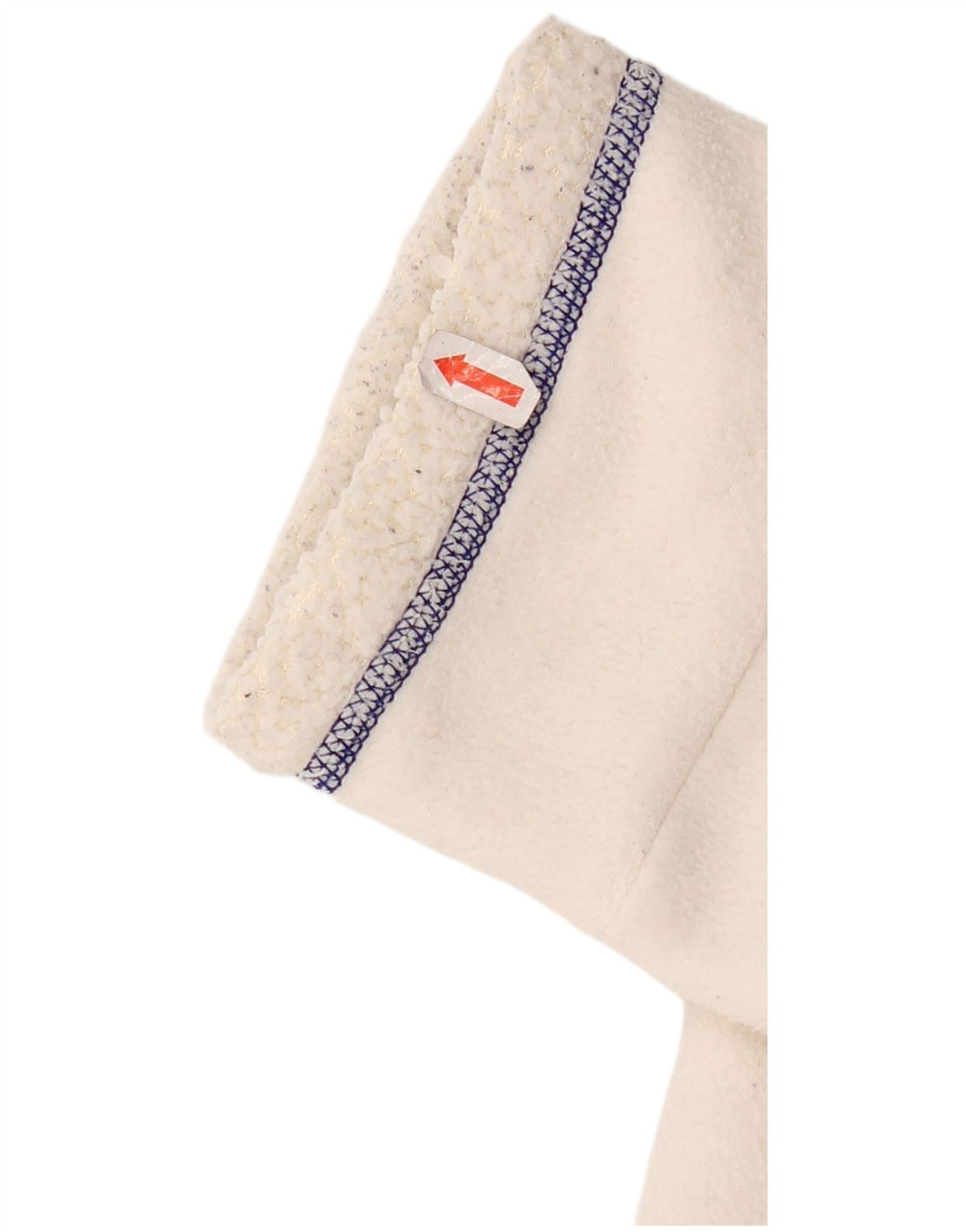 Adidas Γυναικείο Fleece Jacket UK 10 Small Off White Polyester