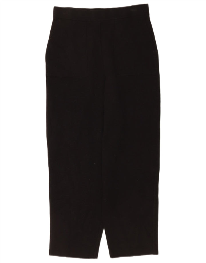 Zara Γυναικείο Cropped Παντελόνι Medium W28 L24 Black Viscose