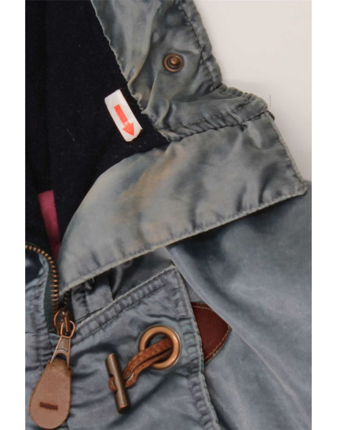 Vintage Γυναικείο Μπουφάν με κουκούλα Oversized Windbreaker IT 44 Medium Blue