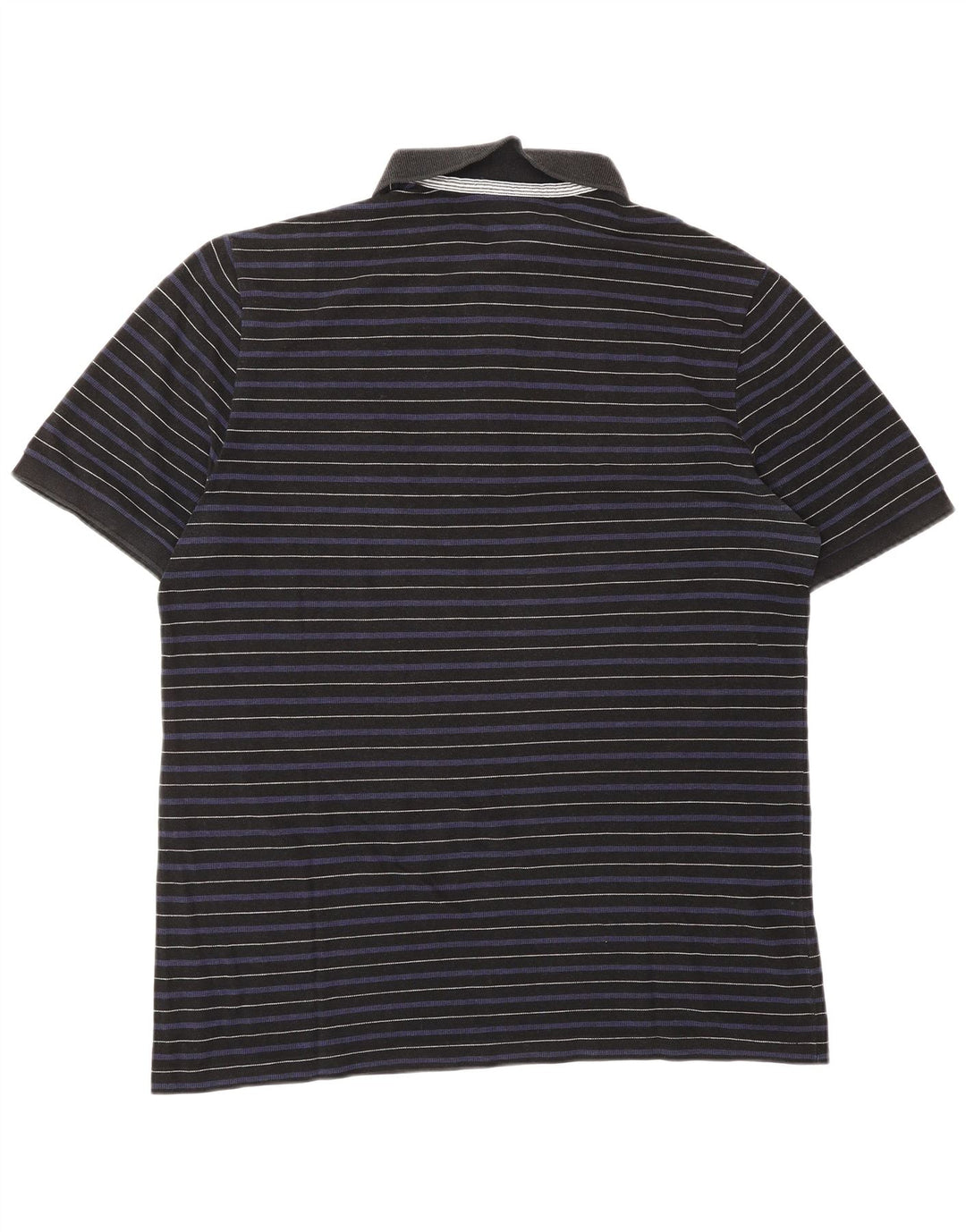 Ανδρικό πουκάμισο πόλο Lacoste, μέγεθος 6 XL Navy Blue ριγέ Lyocell