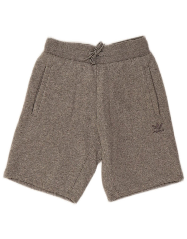 Adidas Boys αθλητικό σορτς 11-12 ετών γκρι βαμβακερό