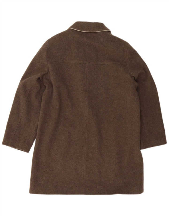 Eastex Γυναικείο Παλτό UK 12 Μαλλί μεσαίου καφέ