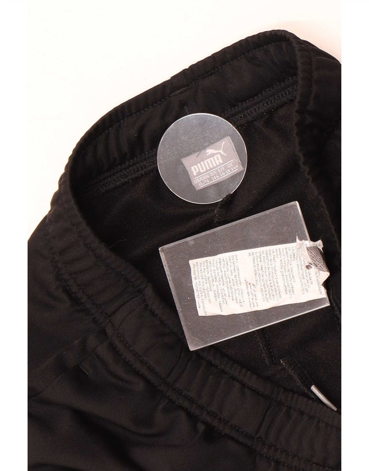 Puma Boys Tracksuit Trousers Joggers 13-14 Years Black Polyester